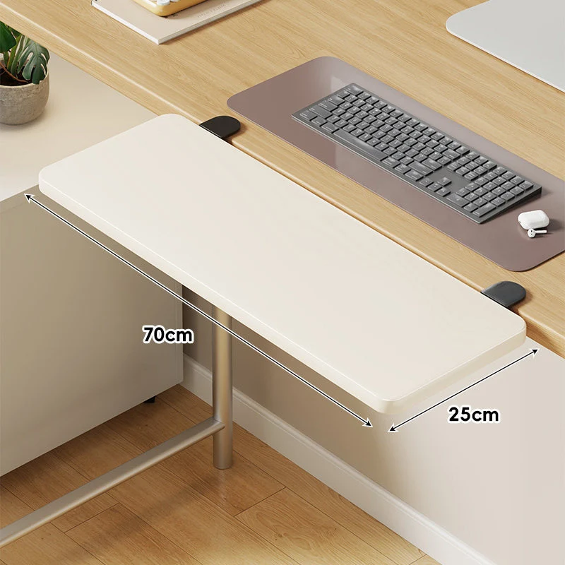 Unter-Tisch Gleitschienen-Tastaturablage und Schreibtischverlängerung mit sanfter Gleitmontage