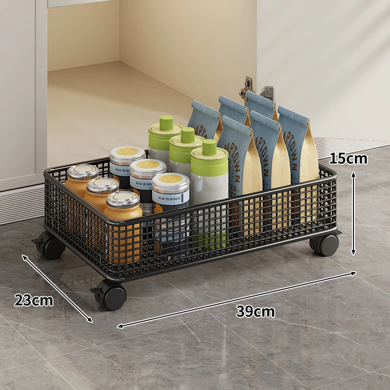 Unter-Schrank-Netz-Rollaufbewahrungskorb