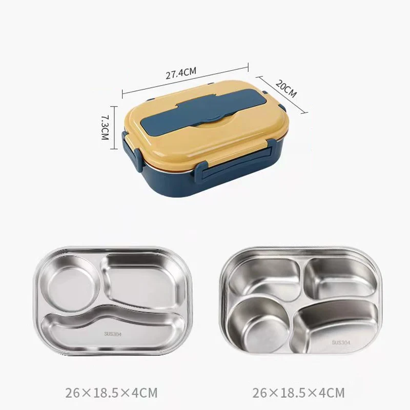 Skanto | Bento-Lunchbox aus Edelstahl