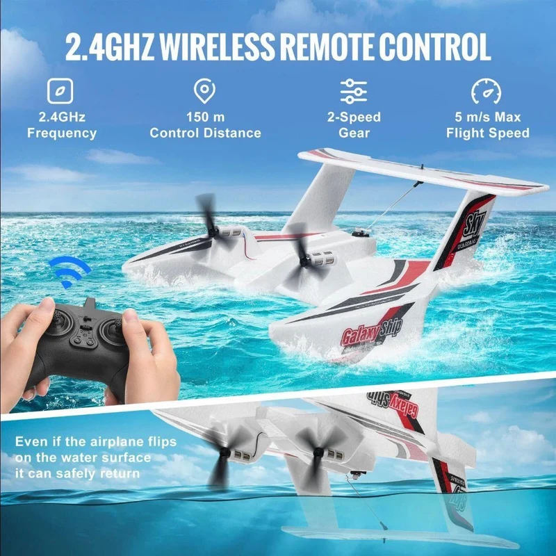 RC Amphibienflugzeug Ferngesteuertes Flugzeug mit Wasserstart