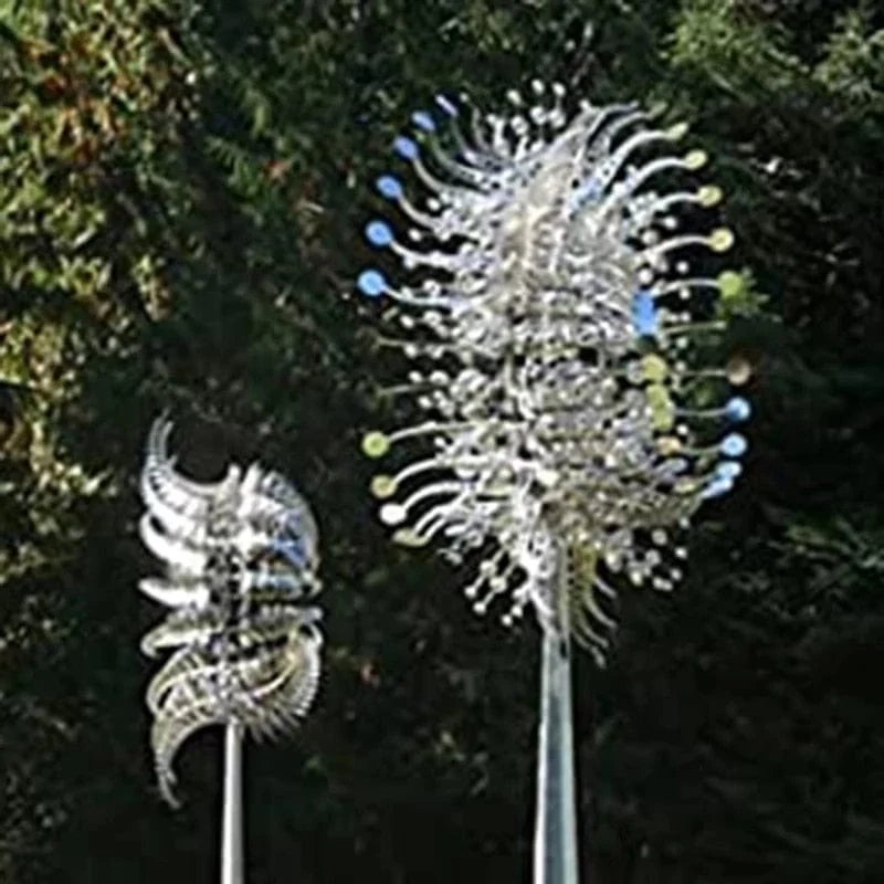 Skanto | Einzigartiges und magisches Metall-Windrad | Magische kinetische Metallskulptur