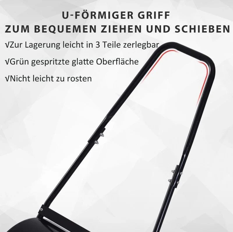Gartenwalze 60L Rasenwalze Stahl 50cm Walze