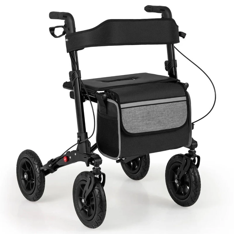 Faltbarer Rollator höhenverstellbar bis 140kg