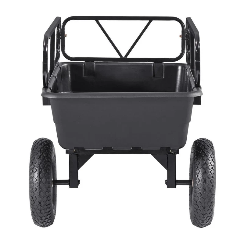 Kippanhänger ATV Rasentraktor 283L 226kg Hofanhänger mit Kippfunktion