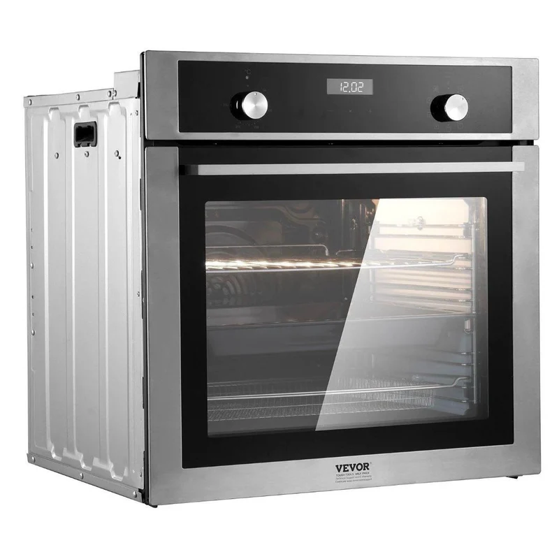 Elektrischer Einbau-Backofen 76L 3550W 9 Programme