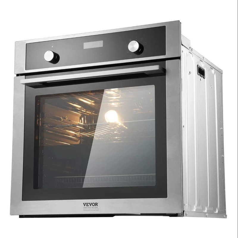 Elektrischer Einbau-Backofen 76L 3550W 9 Programme