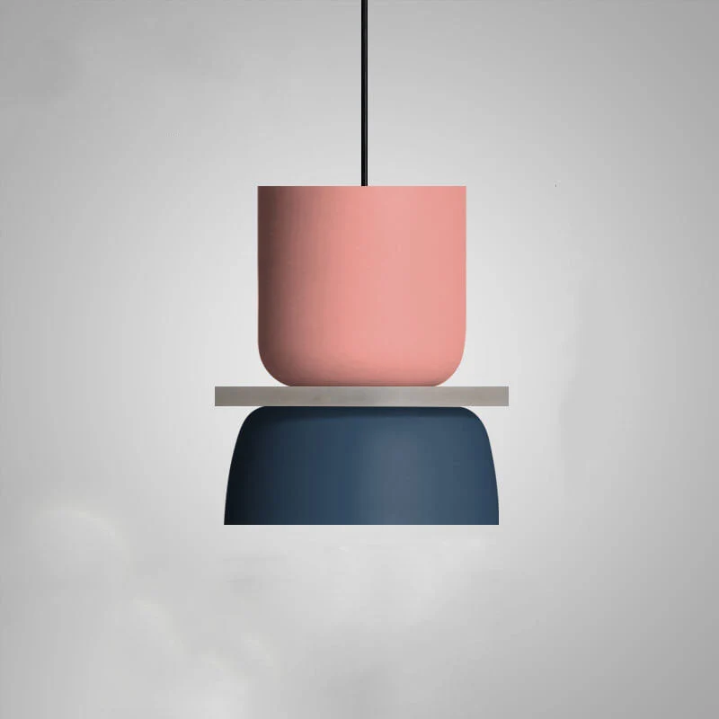 Skanto | Nordische bunte Macaron 1-flammige LED-Pendelleuchte
