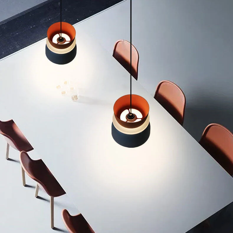 Skanto | Nordische bunte Macaron 1-flammige LED-Pendelleuchte