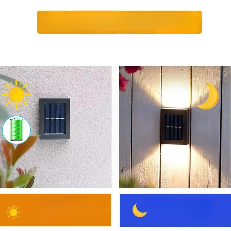 Skanto | Solarbetriebene Terrassen-Wandleuchte