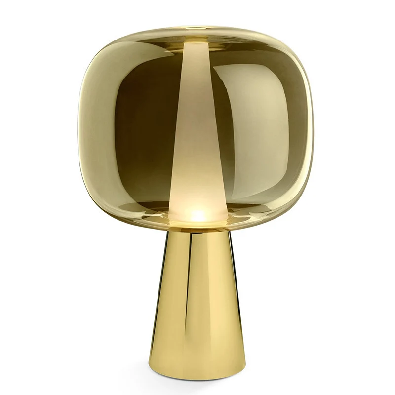 Moderne Minimalistische Stehlampe mit Transparentem Sockel