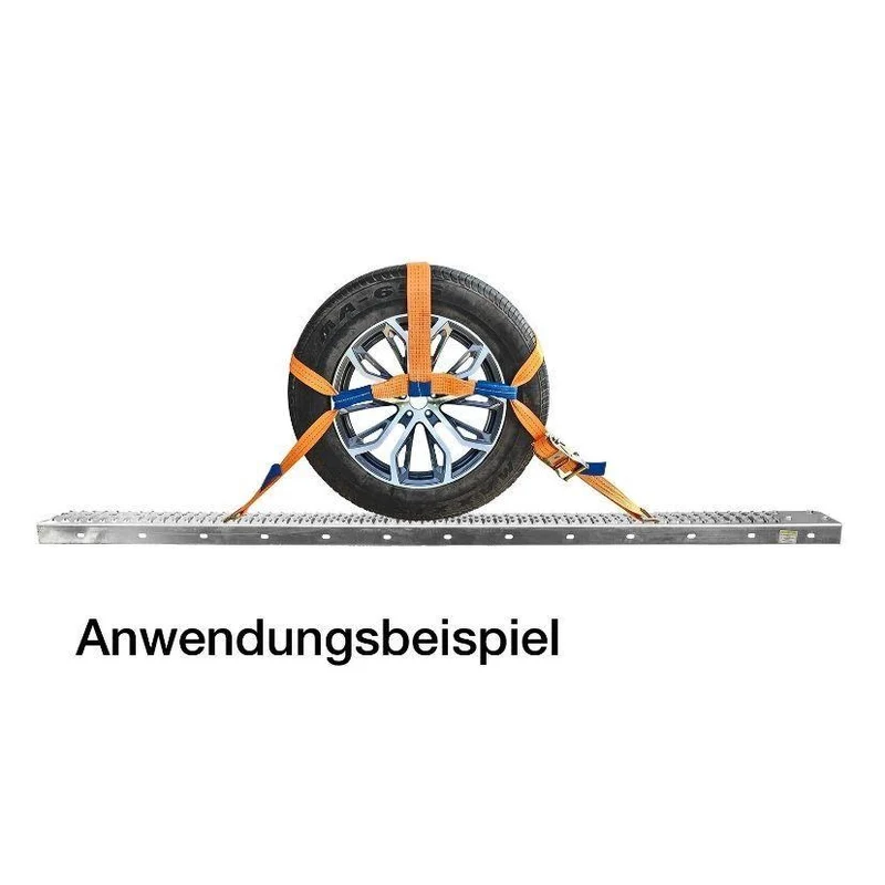 4-teiliges Zurrgurt-Set für Reifen & Ladungssicherung 2000 daN