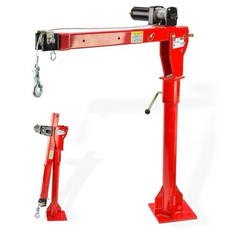 Fahrzeug Ladekran 300kg 12V Seilwinde 360°