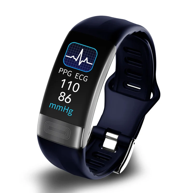 Smartes Gesundheitsarmband | Blutdruck, EKG, SpO2, Schlaf | Mehrere Farben