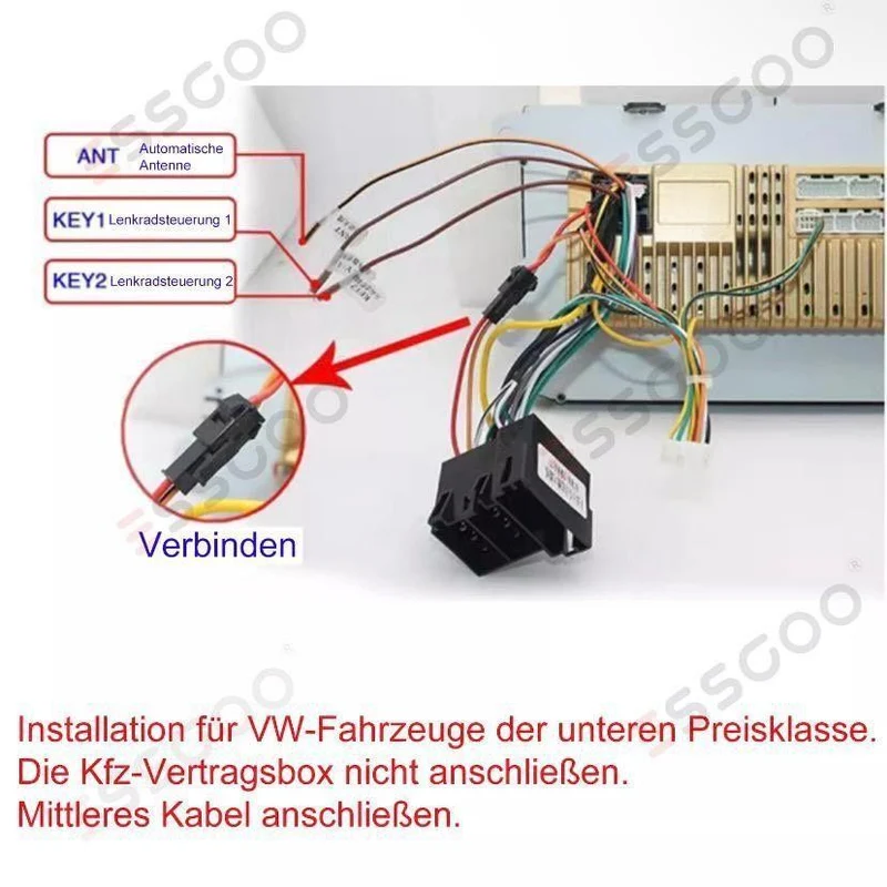 Android 14 Autoradio mit CarPlay Navi für VW Golf 5 6 Touran Caddy Jetta