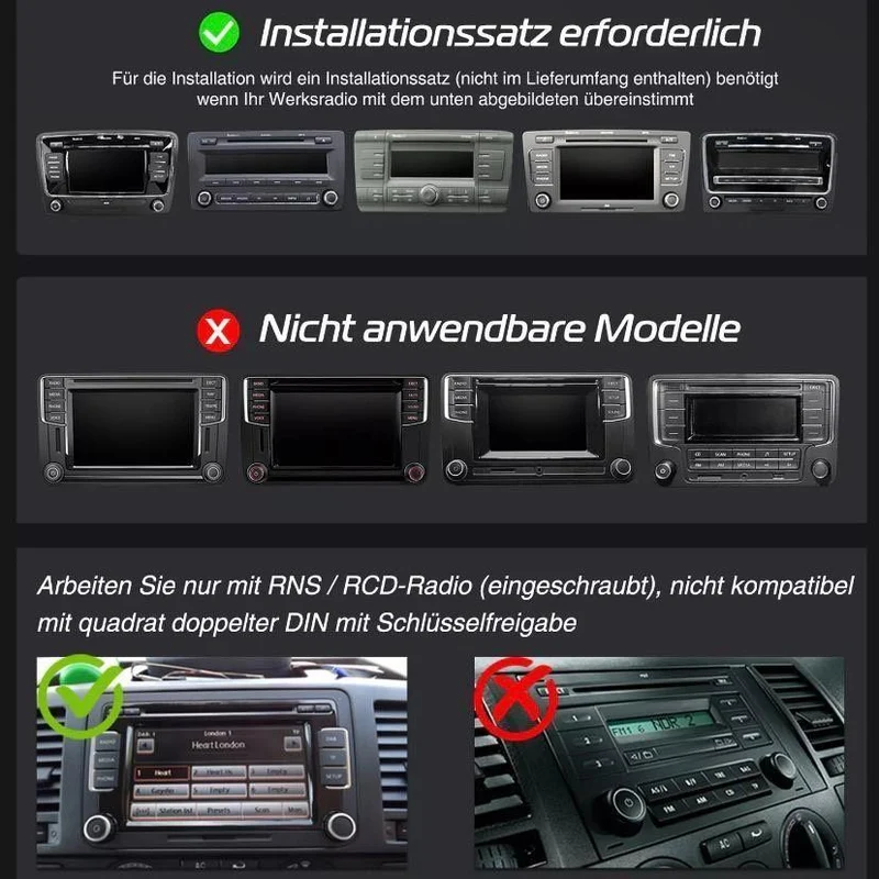 Android 14 Autoradio mit CarPlay Navi für VW Golf 5 6 Touran Caddy Jetta