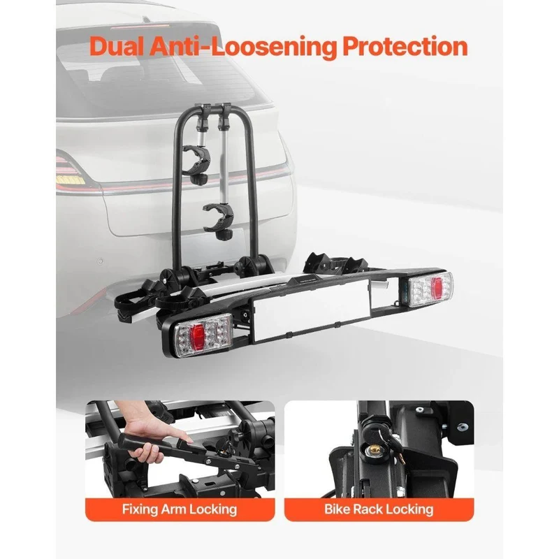 Fahrradträger Anhängerkupplung 2 Fahrräder klappbar 65kg
