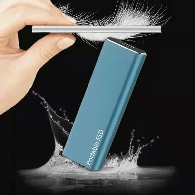 Externe Tragbare SSD | Hochgeschwindigkeits Solid State Drive | Schwarz