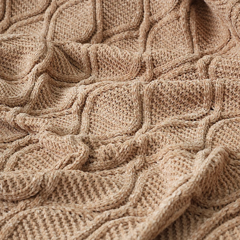 Haus Dekoratives Strickdecke