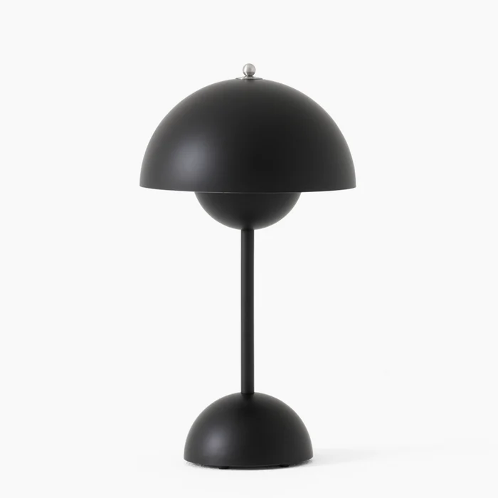 Skanto | Fleur LED-Tischlampe – Elegantes kabelloses Design, ikonischer 60er-Jahre-Stil, dimmbares Licht, moderne Heimdekoration