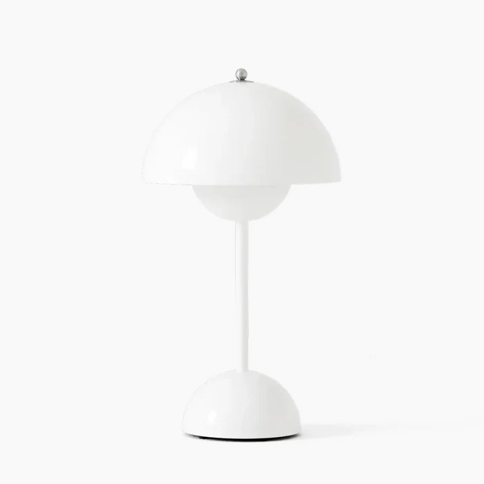 Skanto | Fleur LED-Tischlampe – Elegantes kabelloses Design, ikonischer 60er-Jahre-Stil, dimmbares Licht, moderne Heimdekoration