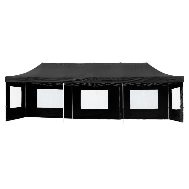 Faltpavillon 3×9m Partyzelt Aluminium mit Seitenteilen
