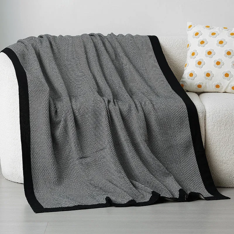 Hausdeko Gemütliche Strickdecke