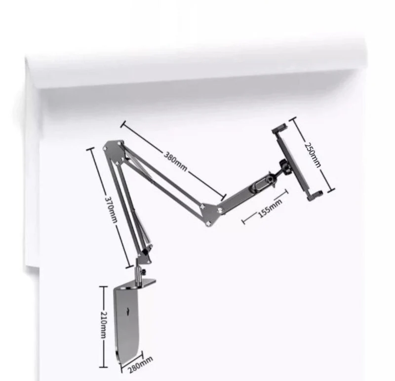 Skanto | Royaleva BedMate 360° drehbarer Gerätehalter - Freihändiger Handy- & Tablet-Ständer