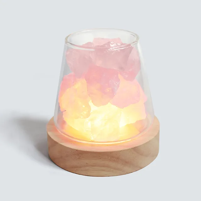 Skanto | Himalaya-Salzlampe - Kristall-Nachtlicht & Aromatherapie-Diffusor
