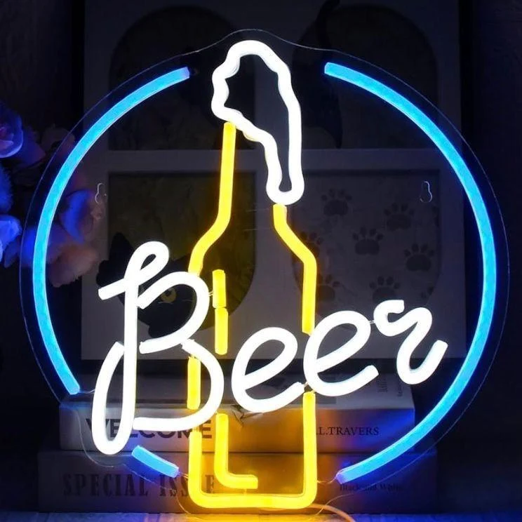 LED Neon Schild Beer