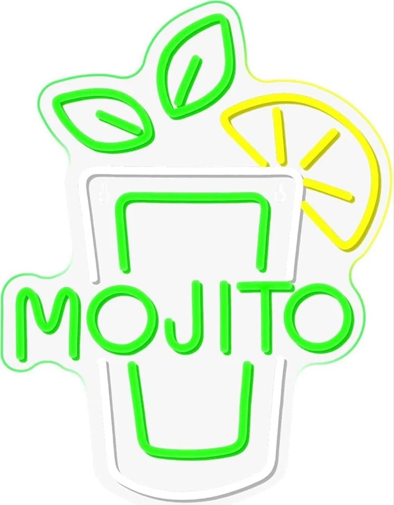 LED Neon Schild Mojito