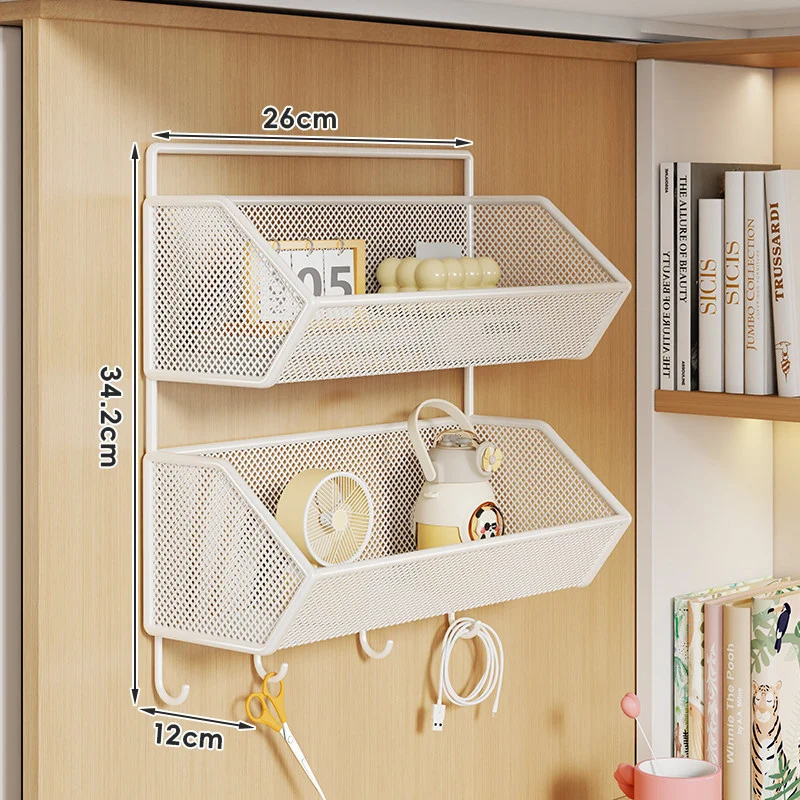 Clip-On Mesh Schrankrand Aufbewahrungskorb Organizer