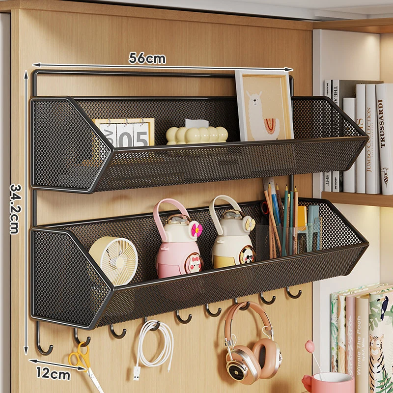 Clip-On Mesh Schrankrand Aufbewahrungskorb Organizer