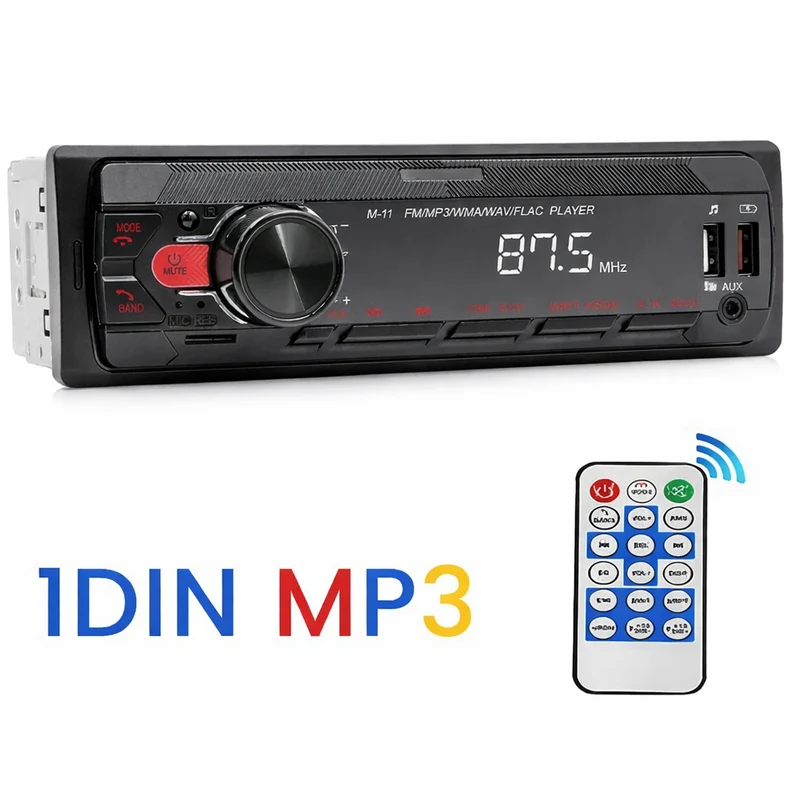 1 DIN Bluetooth Autoradio
