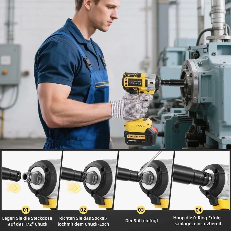 21V Akku Schlagschrauber Set