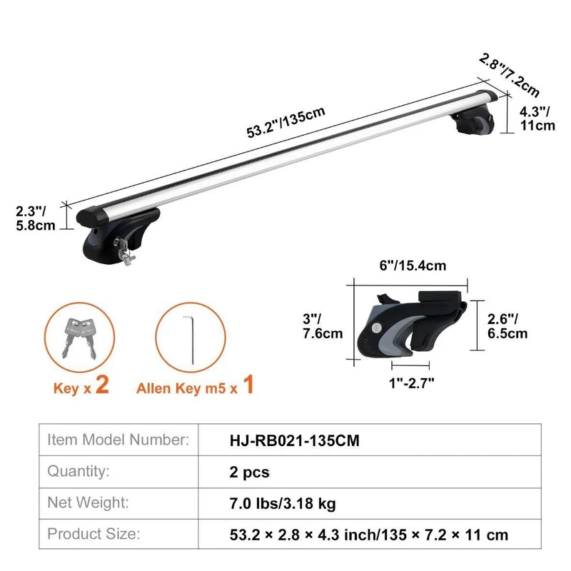Universal Dachgepäckträger 135cm