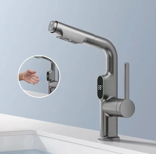 Skanto | SmartFaucet Pro: Intelligenter Wasserhahn mit Digitalanzeige