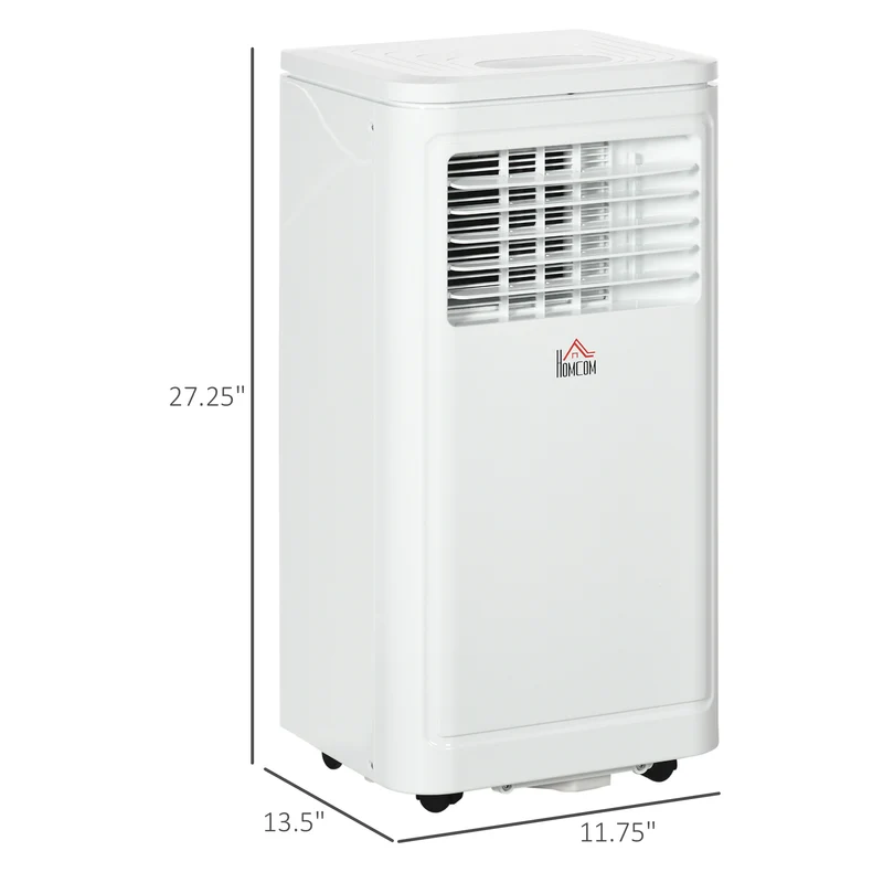 8,000 BTU Portable Air Conditioner, 344 Sq. Ft. Room Coverage, White