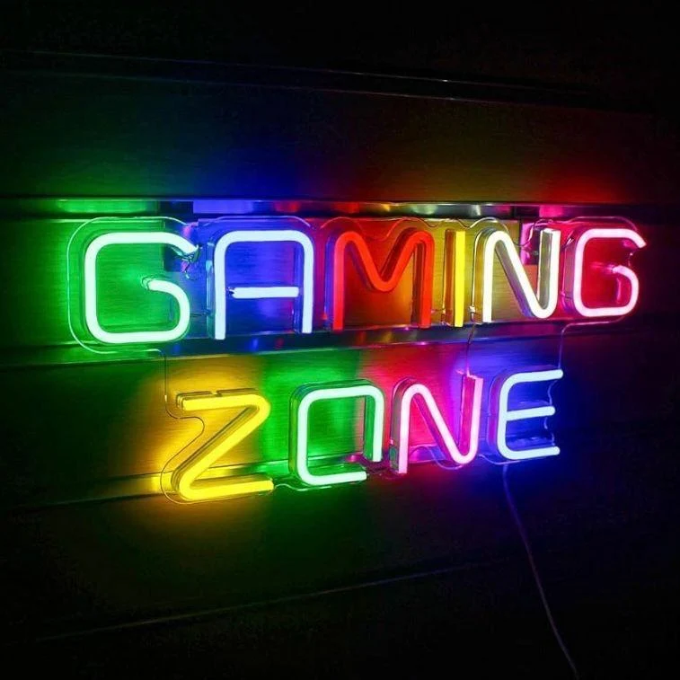 LED Neon Schild Gaming Zone