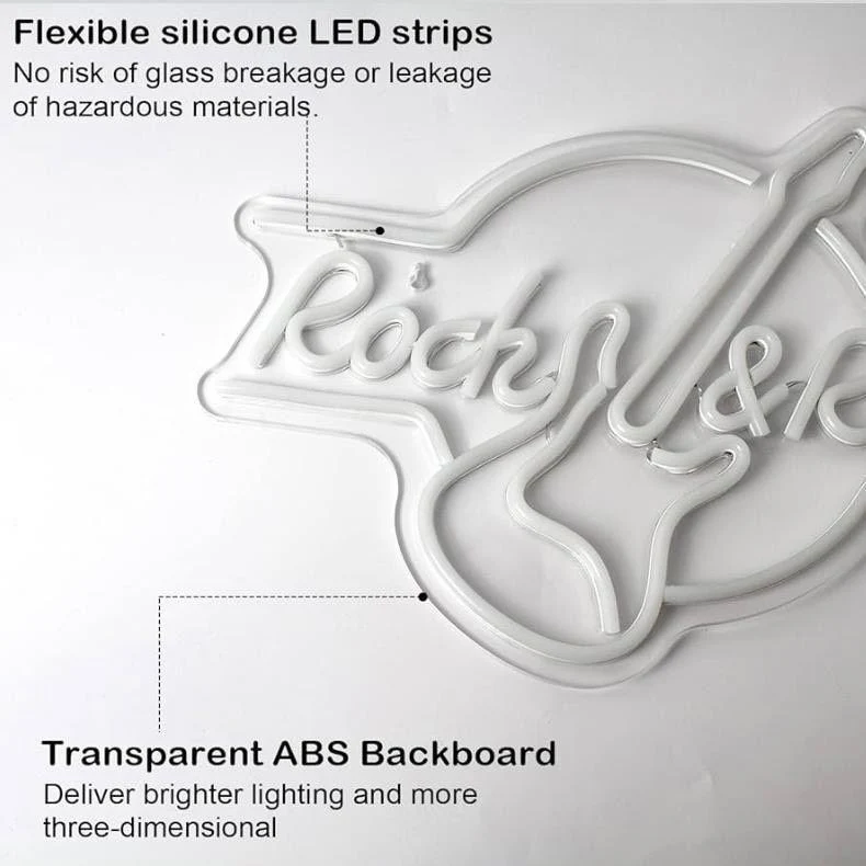 LED Neon Schild Rock & Roll