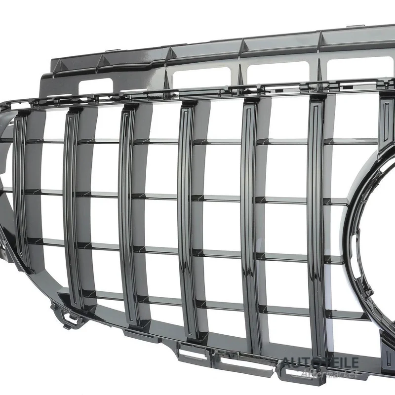 Kühlergrill Schwarz für Mercedes W213 C238 Kamerahalterung