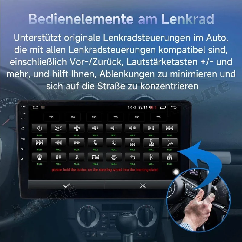 Android 14 Autoradio HD für Mercedes