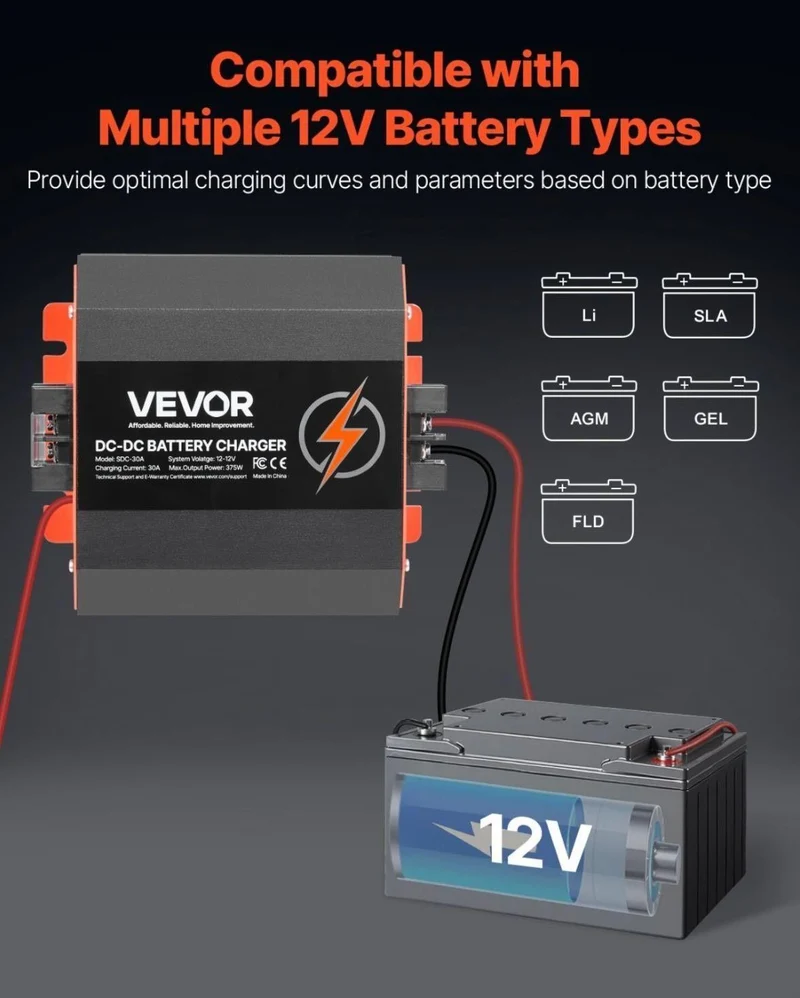 12V DC/DC Ladegerät 30A