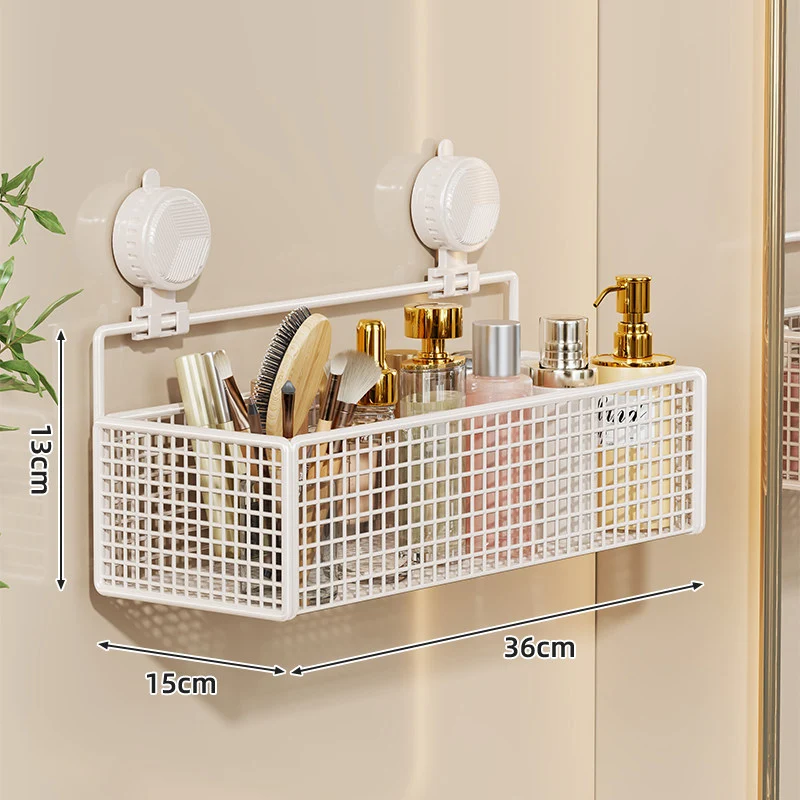 Saug-Montage Vertikales Mesh Kosmetik- & Toiletten-Organizer