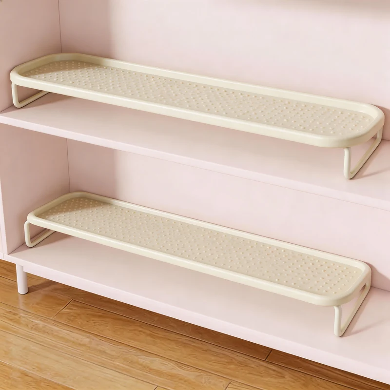 Mesh Stapelbarer Schreibtisch Organizer Regal Erhöher