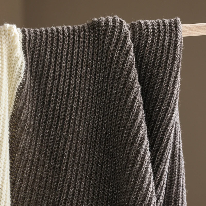 Gemütliche Strickdecke