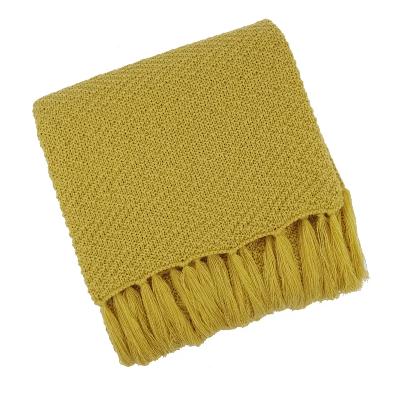 Gemütliche Strickdecke