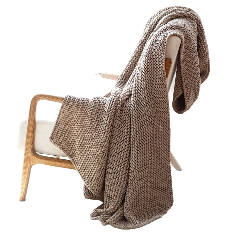 Gemütliche Strickdecke