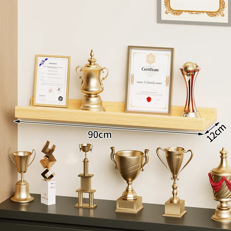 Wandmontierte Schwimmende Display-Regal Lackiertes Hochglanz-MDF