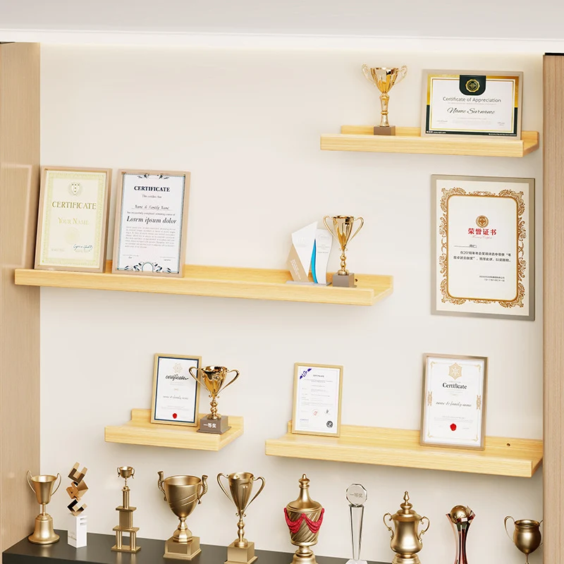 Wandmontierte Schwimmende Display-Regal Lackiertes Hochglanz-MDF