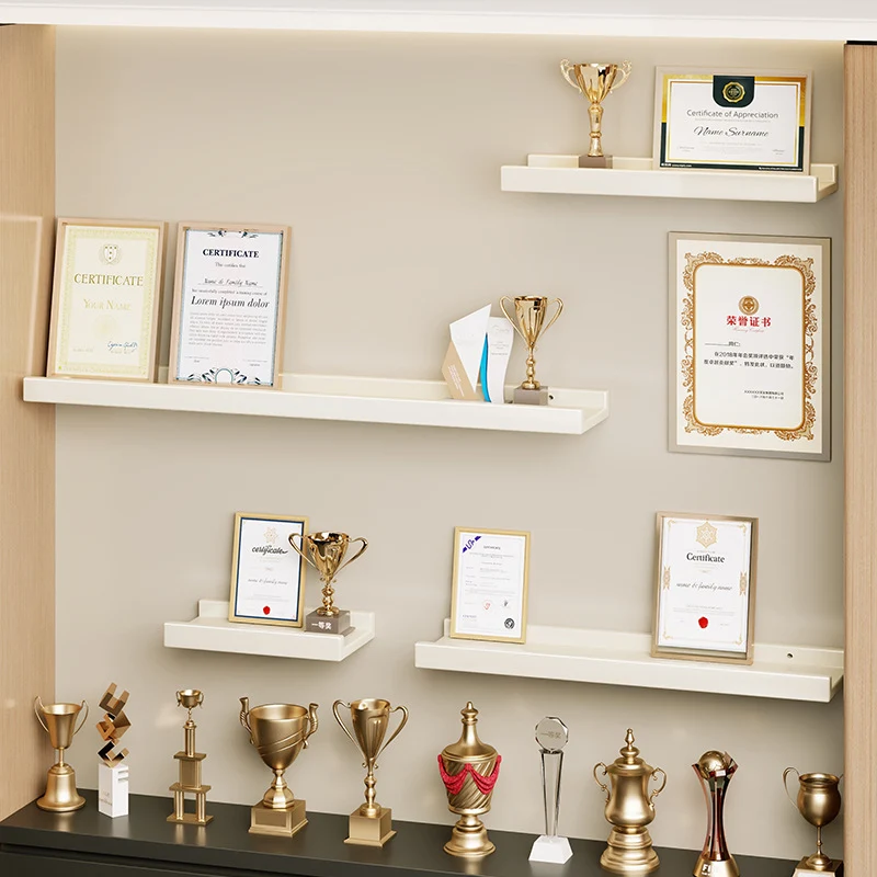 Wandmontierte Schwimmende Display-Regal Lackiertes Hochglanz-MDF